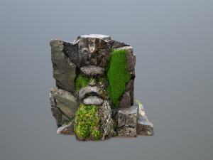 Face of the mountain Modelo 3D