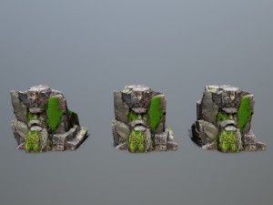 Face of the mountain Modelo 3D