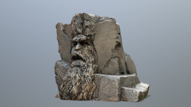 Face of the mountain Modèle 3D .c4d .max .obj .3ds .fbx .stl .blend 