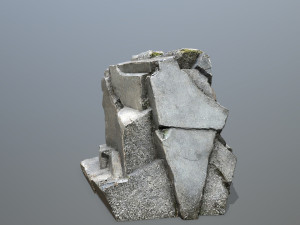 Face of the mountain Modèle 3D
