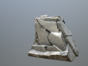 Face of the mountain Modèle 3D