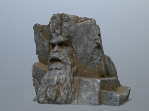 Face of the mountain 3D 모델