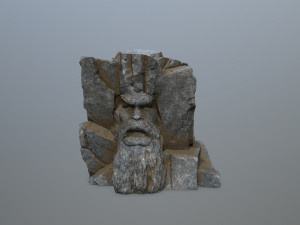 Face of the mountain 3D 模型