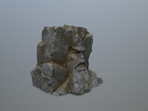 Face of the mountain 3D 模型