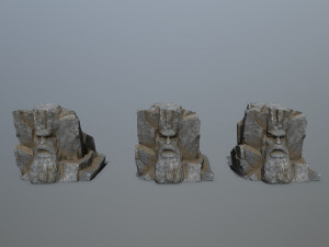 Face of the mountain 3D 模型