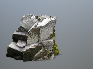 Face of the mountain 3Dモデル