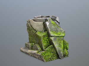 Face of the mountain 3Dモデル