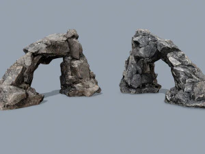 Cliff rocks 3D Model