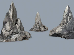 Cliff rocks 3D Model