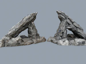Cliff rocks 3D Model
