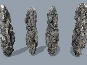 Cliff rocks 3D Model
