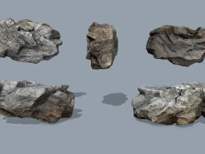 Cliff rocks 3D Model