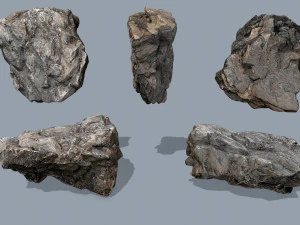 Cliff rocks 3D Model