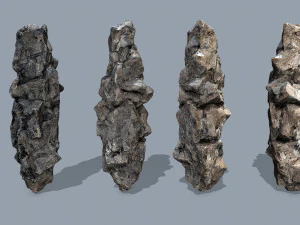 Cliff rocks 3D Model