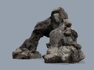 Cliff rocks 3D Model