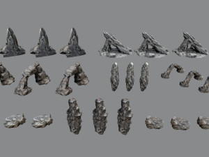 Cliff rocks Modelo 3D