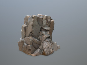 Face of the mountain Modello 3D