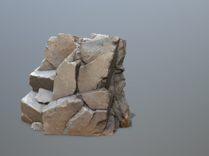 Face of the mountain Modello 3D