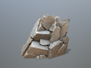 Face of the mountain Modello 3D