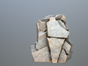Face of the mountain Modello 3D