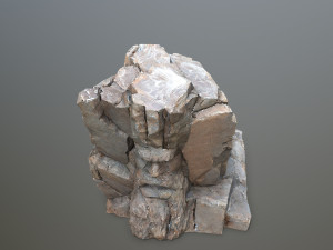Face of the mountain Modello 3D