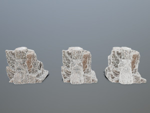Face of the mountain Modello 3D
