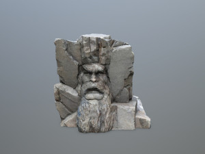Face of the mountain Modèle 3D