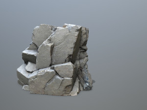 Face of the mountain Modèle 3D