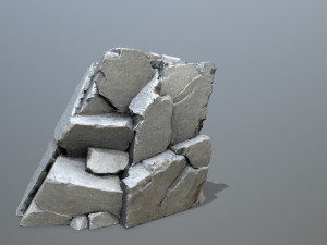 Face of the mountain Modèle 3D