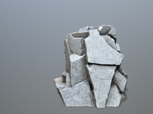 Face of the mountain Modèle 3D