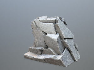 Face of the mountain Modèle 3D
