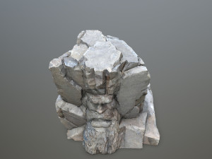 Face of the mountain Modèle 3D