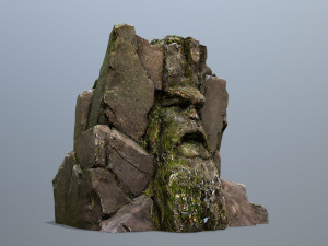 Face of the mountain 3D Model