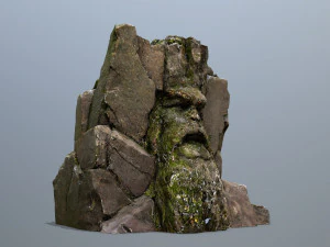 Twarz g&oacute;ry Model 3D