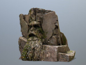 Face of the mountain 3D Model