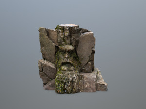 Face of the mountain 3D Model