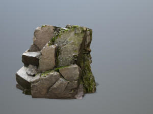 Face of the mountain 3D Model