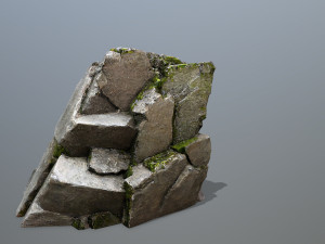 Face of the mountain 3D Model