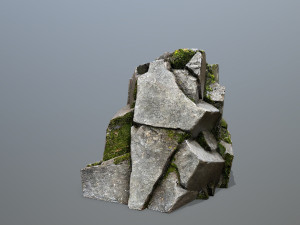Face of the mountain 3D Model