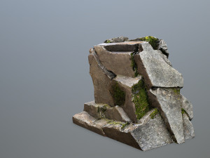 Face of the mountain 3D Model