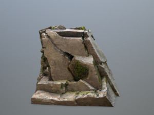 Face of the mountain 3D Model