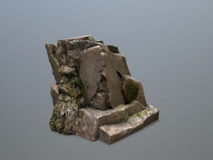 Face of the mountain 3D Model