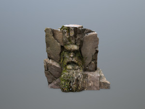 Face of the mountain 3D Model