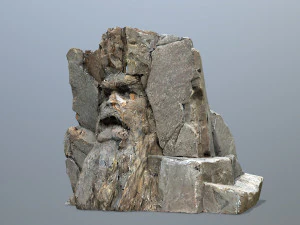 Face of the mountain 3D Model