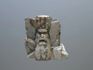 Face of the mountain 3D Model