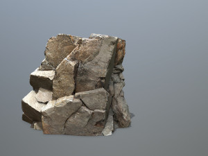 Face of the mountain 3D Model