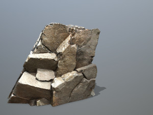 Face of the mountain 3D Model
