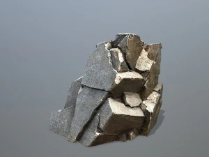 Face of the mountain 3D Model