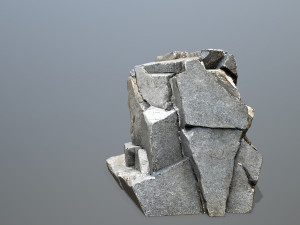 Face of the mountain 3D Model