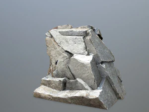 Face of the mountain 3D Model